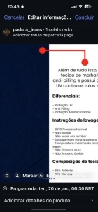 Camiseta Manga Curta Malha PV com Faixa Refletiva - Uniforme Profissional