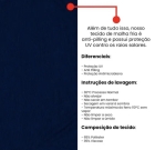 Camiseta Manga Longa Malha PV com Faixa Refletiva - Uniforme Profissional