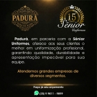 Calça de Brim com Faixa Refletiva - Uniforme Profissional